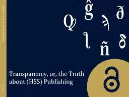 PPT-Transparency , or, the