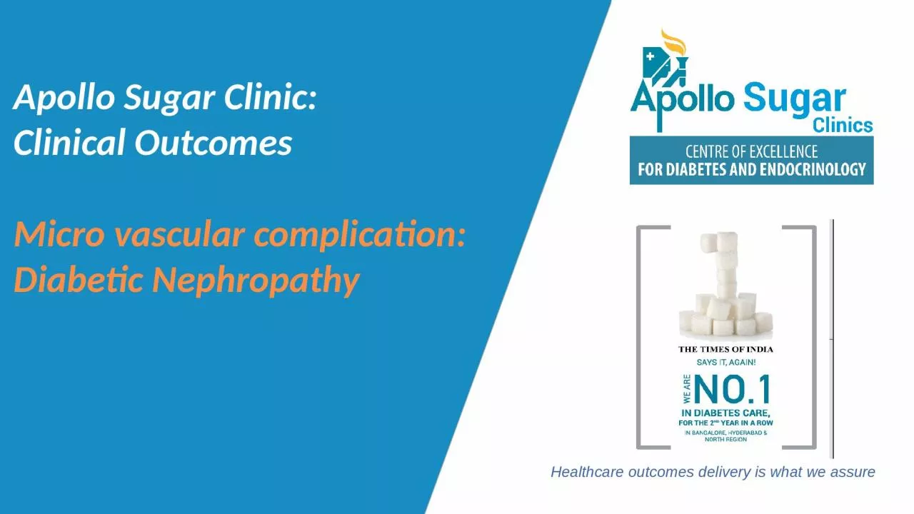 Apollo Sugar Clinic: Clinical Outcomes