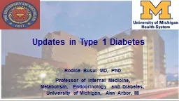 Updates in Type 1  Diabetes