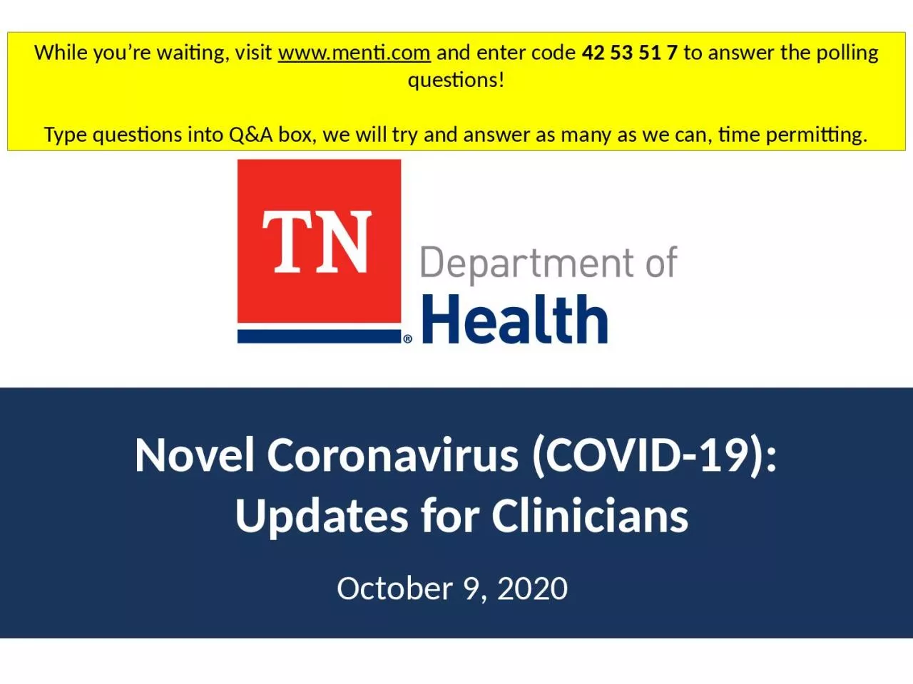 PPT-Novel Coronavirus (COVID-19):