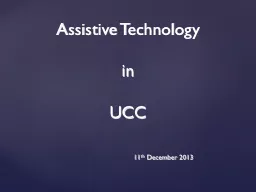 Assistive  Technology  in