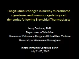 Longitudinal changes in airway microbiome signatures and