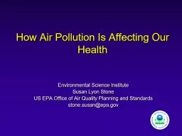 How Air Pollution Is Affecting Our Health