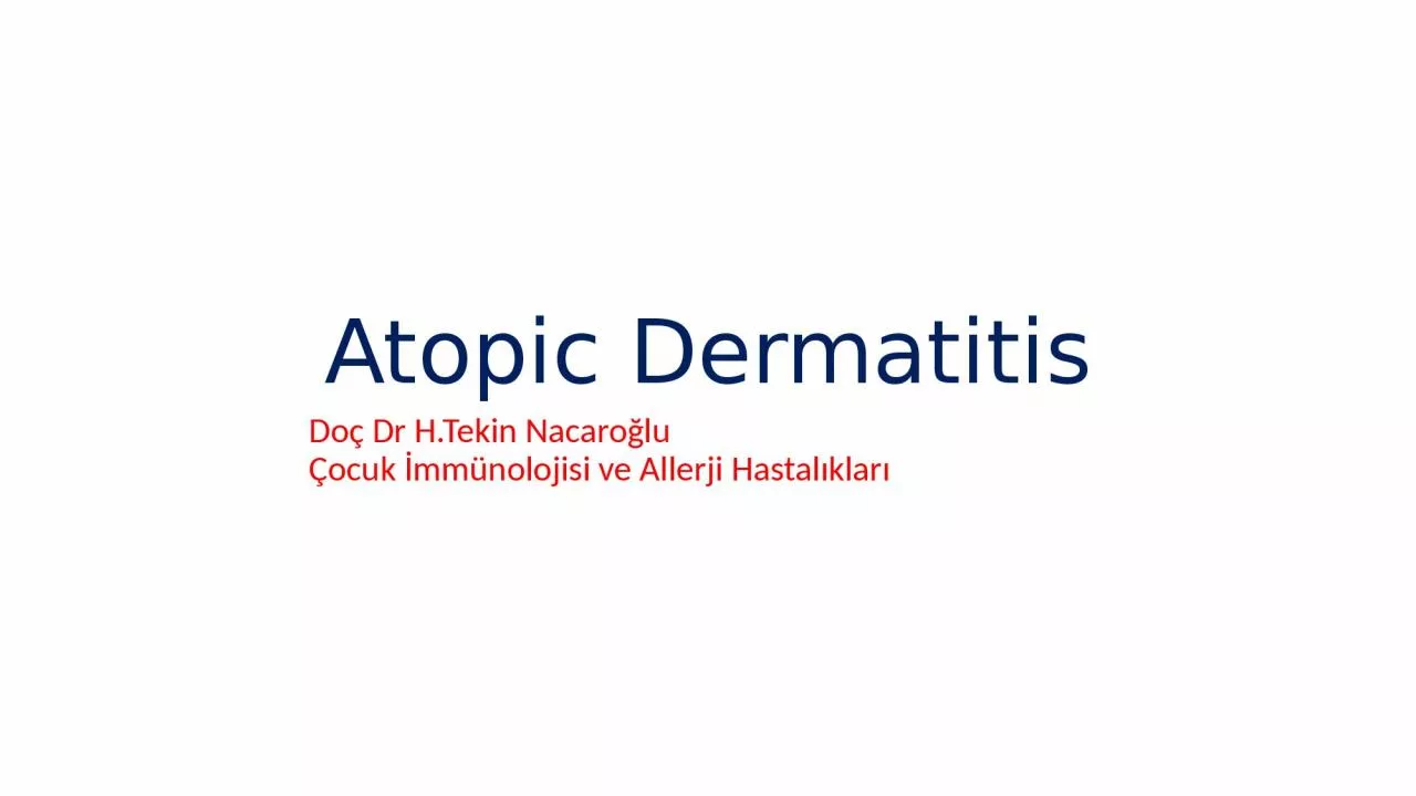 Atopic   Dermatitis Doç
