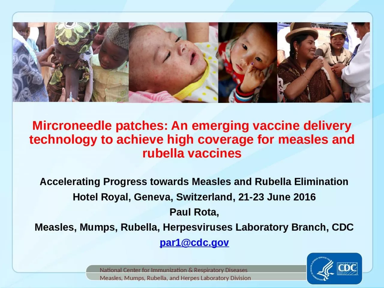 PPT-Accelerating Progress towards Measles and Rubella Elimination