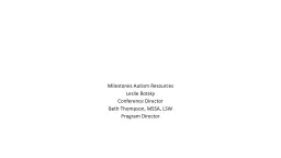 Milestones Autism Resources: Supporting School Districts and Their Students