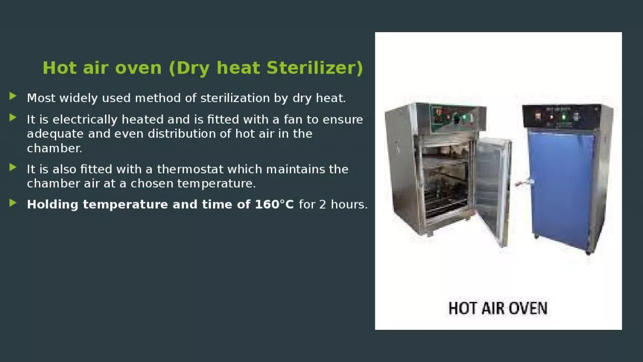 PPT-Hot air oven (Dry heat Sterilizer)