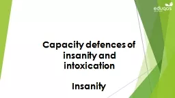 Capacity defences of insanity