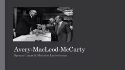 Avery-MacLeod-McCarty Spencer