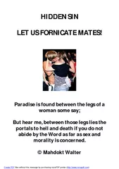 LET US FORNICATE MATES!