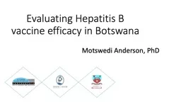 Evaluating Hepatitis B vaccine efficacy in Botswana