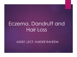 Eczema, Dandruff and Hair Loss