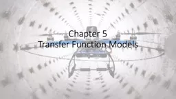 PPT-Chapter 5 Transfer Function Models