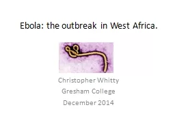 Ebola: the outbreak in West Africa.
