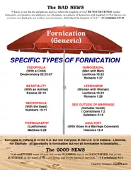 Specific types of fornication