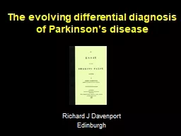 The evolving differential diagnosis of Parkinson’s disease