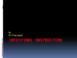 Intestinal obstruction By