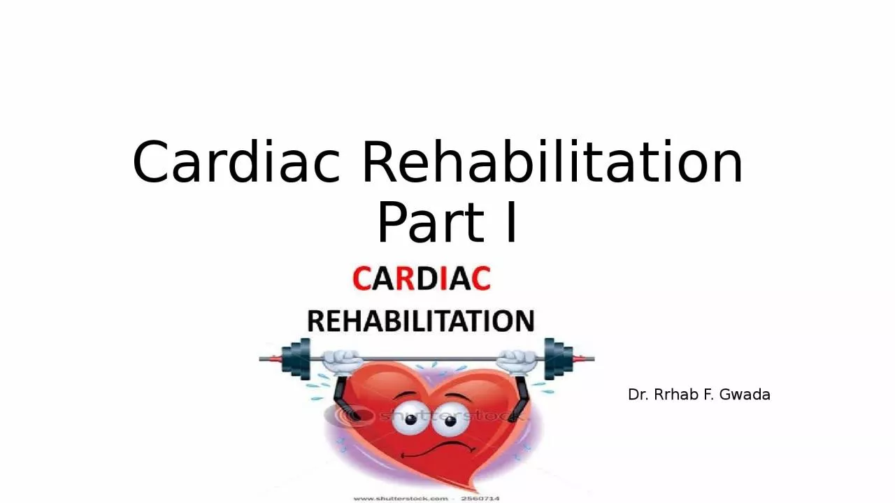 PPT-Cardiac Rehabilitation Part I