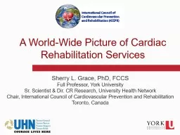 A World-Wide Picture of Cardiac Rehabilitation Services