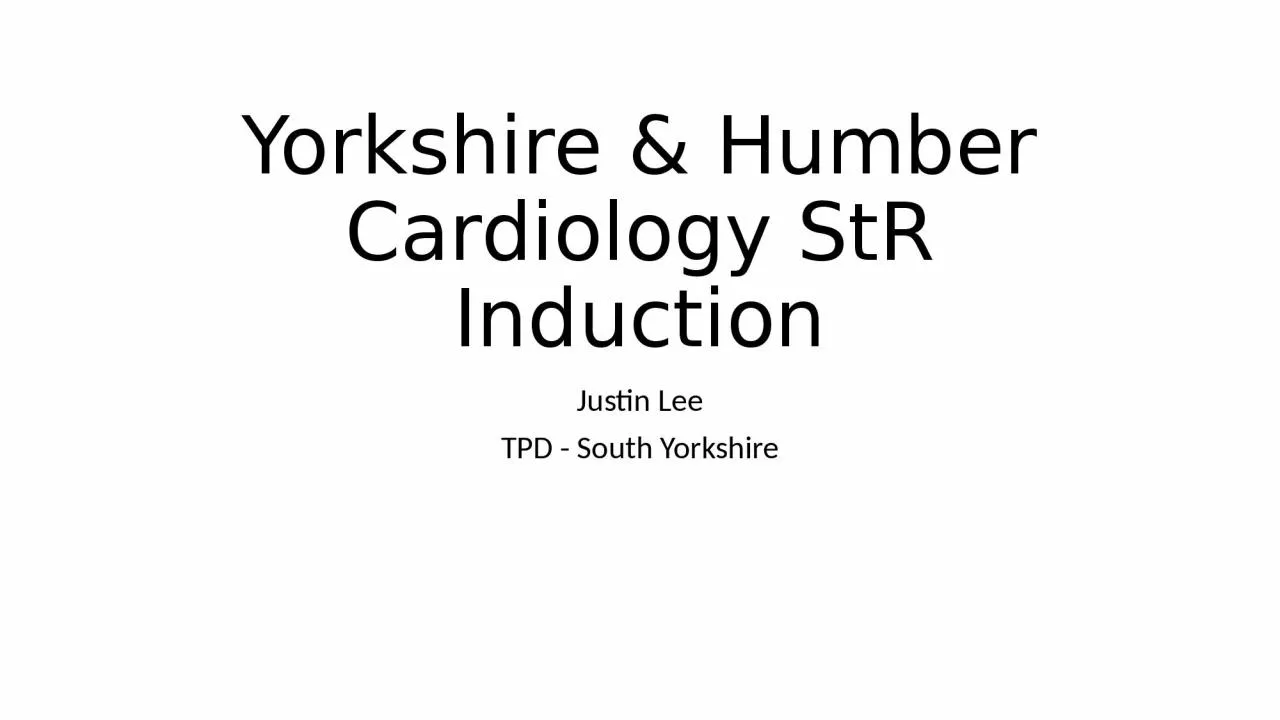 PPT-Yorkshire & Humber