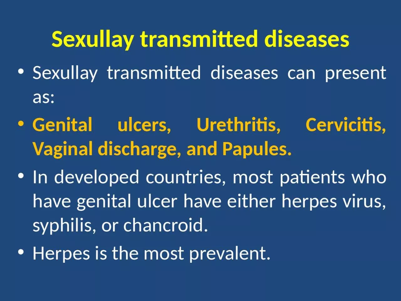 PPT-Sexullay transmitted diseases