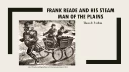 Frank Reade and his Steam Man of the Plains