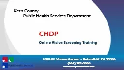 Kern  County          Public Health Services Department