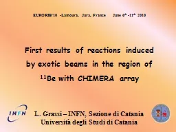 First results of reactions induced by exotic beams in the region of