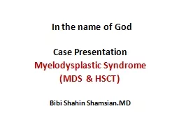 I n the name of God   Case Presentation