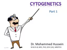 Cytogenetics Dr. Mohammed