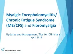 Myalgic  Encephalomyelitis/
