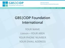 GBS|CIDP Foundation International