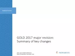 GOLD 2017 major revision: