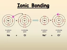Ionic Bonding Ga   Standards