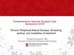 Comprehensive Vascular Surgical Care Symposium 2018