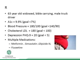 PPT-R 63 year old widowed, bible carrying, male truck driver