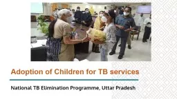 Adoption of Children for TB services