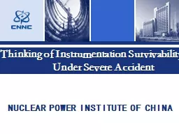 NUCLEAR POWER INSTITUTE OF CHINA
