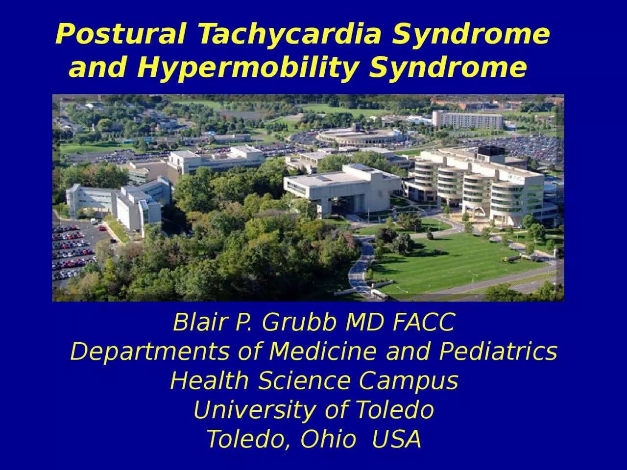 Postural Tachycardia  Syndrome