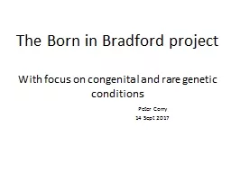 The Born in Bradford project