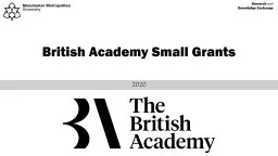 British Academy Small Grants