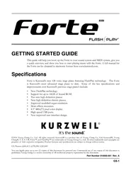 This guide will help you hook up the Forte to your sound system and MI