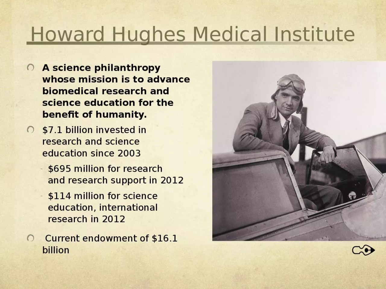 PPT-Howard Hughes Medical Institute