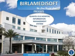 www.birlamedisoft.com BIRLAMEDISOFT
