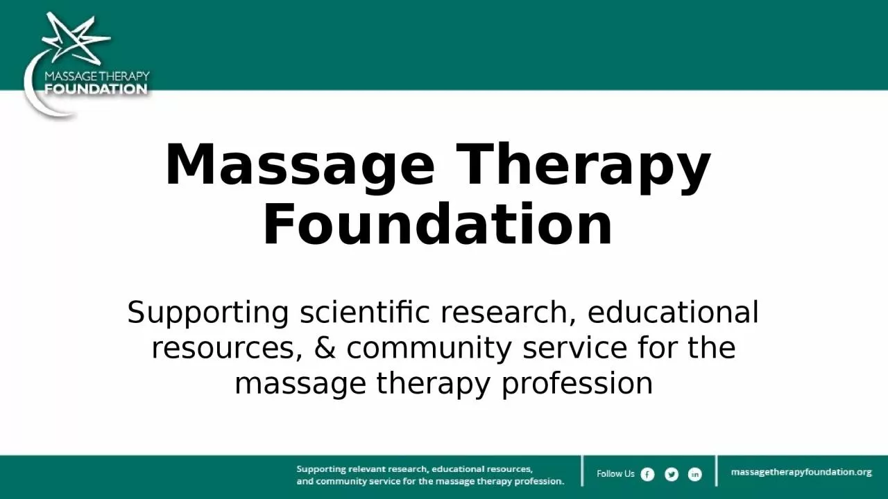 Massage Therapy Foundation