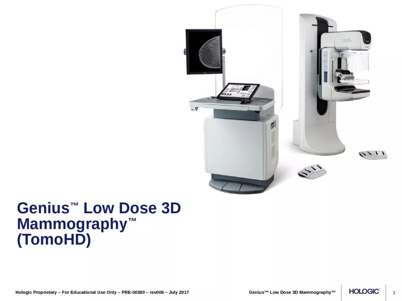 PPT-Genius ™ Low Dose 3D Mammography