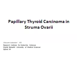 Papillary  Thyroid Carcinoma in