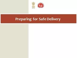 Preparing for Safe Delivery