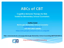 ABCs of CBT Cognitive Behavior Therapy for Kids