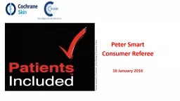 Peter Smart Consumer Referee